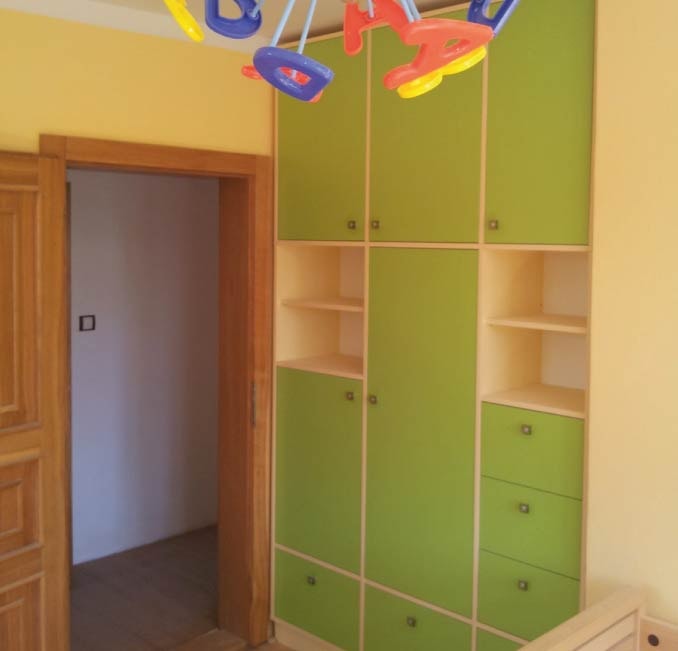 Dětské a obývací pokoje